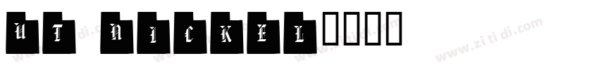 UT Nickel字体转换